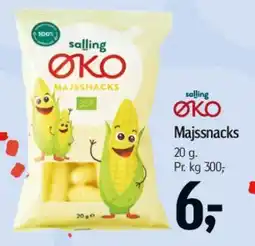 Føtex Salling ØKO Majssnacks tilbud