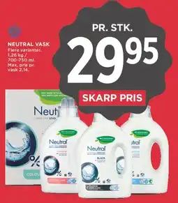 MENY Neutral vask tilbud