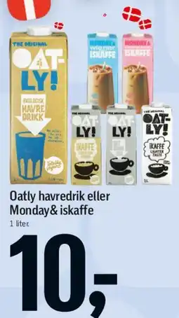 Føtex Oatly havredrik eller Monday iskaffe tilbud