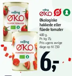 Føtex Økologiske hakkede eller flåede tomater tilbud