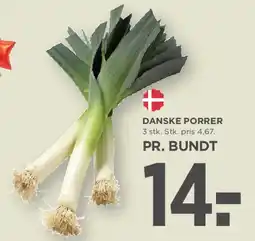 MENY Danske Porre / Porrer tilbud