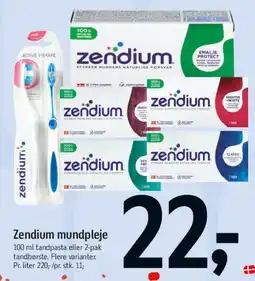 Føtex Zendium mundpleje tilbud
