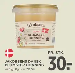 MENY Jakobsens dansk blomsterhonning tilbud
