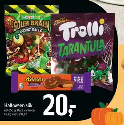 Føtex Halloween slik tilbud