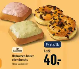 Føtex Halloween boller eller donuts tilbud
