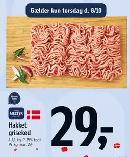 Føtex Hakket grisekød tilbud
