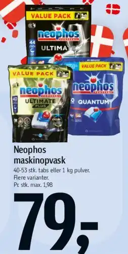 Føtex Neophos maskinopvask tilbud