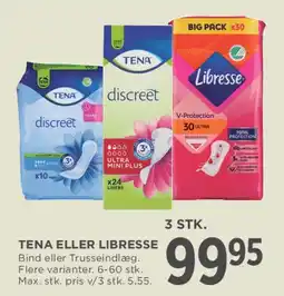 MENY TENA eller Libresse tilbud