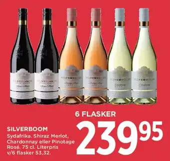 SILVERBOOM (6 FLASKER)