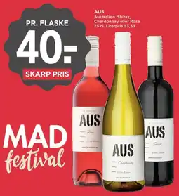MENY AUS (Australien) - Shiraz, Chardonnay eller Rosé tilbud