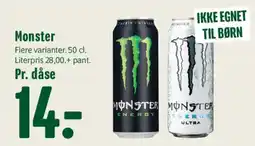 Min Købmand Monster tilbud