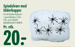 Min Købmand Spindelvæv med Edderkopper tilbud