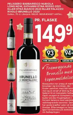 MENY Palazzo Rivolo Brunello di Montalcino 2020 tilbud