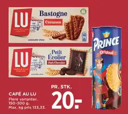 MENY Café au Lu / LU biscuits tilbud
