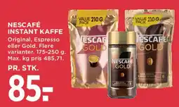 MENY Nescafé instant kaffe tilbud
