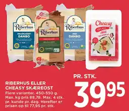 MENY RIBERHUS ELLER CHEASY SKÆREOST tilbud