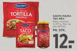 MENY Santa Maria Tex Mex tilbud