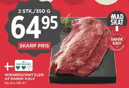 MENY Wienerschnitzler af dansk kalv (2 stk./350 g) tilbud