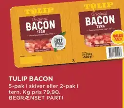 MENY Tulip Bacon (pakninger) tilbud