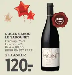 MENY Roger Sabon - Le Sabounet tilbud