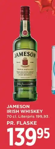 MENY Jameson Irish Whiskey tilbud