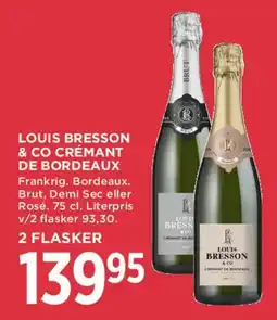 MENY Louis Bresson & Crémant de Bordeaux tilbud