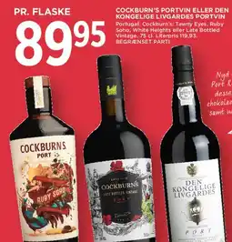 MENY Cockburn's Portvin eller Den Kongelige Livgardes Portvin tilbud