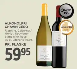 MENY Alkoholfri Chavin Zero tilbud