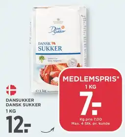 MENY Dansukker Dansk Sukker tilbud