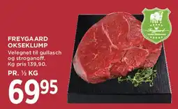 MENY FREYGAARD OKSEKLUMP tilbud