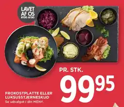 MENY Frokostplatte eller luksusjerneskud tilbud