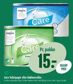 Min Købmand Care Toiletpapir eller Køkkenruller tilbud
