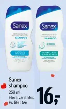 Føtex Sanex shampoo tilbud