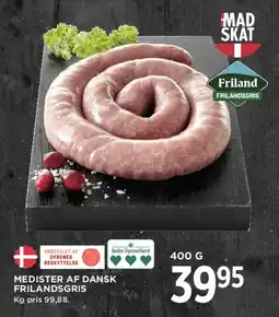MENY Medister af dansk frilandsgris tilbud