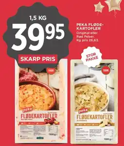 MENY Peka Flødekartofler tilbud