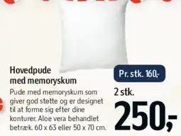 Føtex Hovedpude med memoryskum tilbud