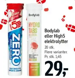 Føtex Bodylab eller High5 elektrolytter tilbud
