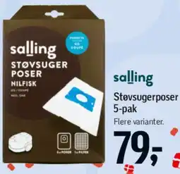 Føtex Støvsugerposer 5-pak tilbud