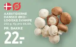 MENY Aarstiderne danske økologiske svampe tilbud