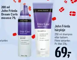 Føtex John Frieda hårpleje tilbud