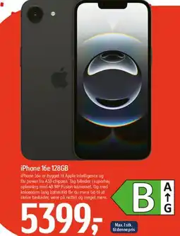 Føtex iPhone 16e 128GB tilbud