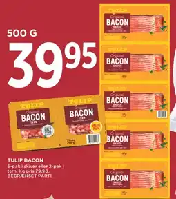 MENY Tulip Bacon 500 g tilbud