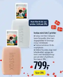 Føtex Instax mini Link 3 printer tilbud