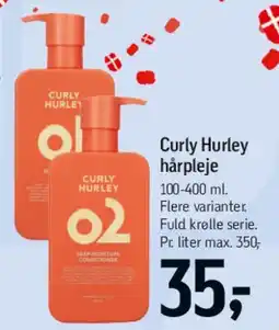 Føtex Curly Hurley hårpleje tilbud
