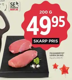 MENY Fasanbryst uden skind tilbud