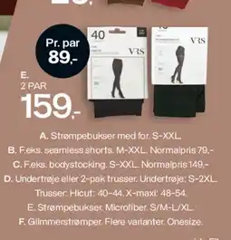 Føtex Strømpebukser (pr. par) tilbud