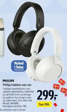 Føtex Philips trådløse over-ear tilbud