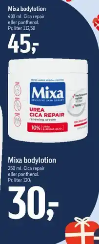Føtex Mixa bodylotion (400 ml) tilbud