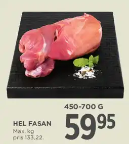 MENY Hel fasan tilbud