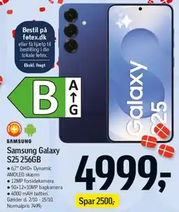 Føtex Samsung Galaxy S25 256GB tilbud